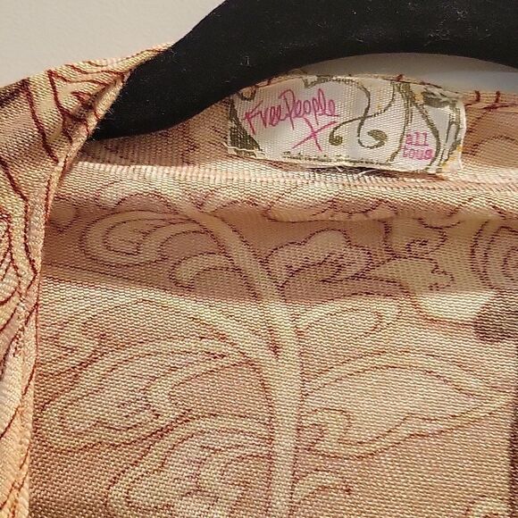 Free People Magic Dance Kimono Latte Combo One Size - Picture 6 of 10